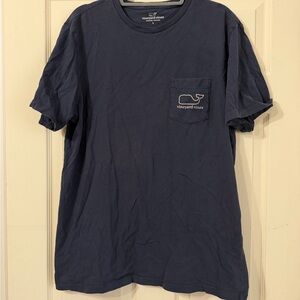 Vineyard Vines Navy Short Sleeve Pocket Tee